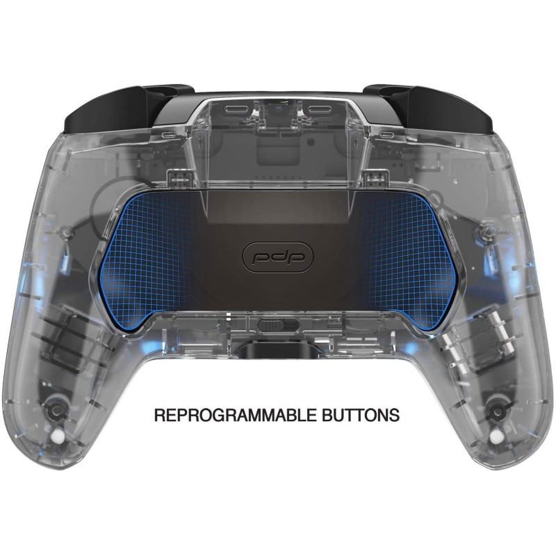 Kontroler PDP Afterglow Deluxe, Switch 2 & 1, prozoren