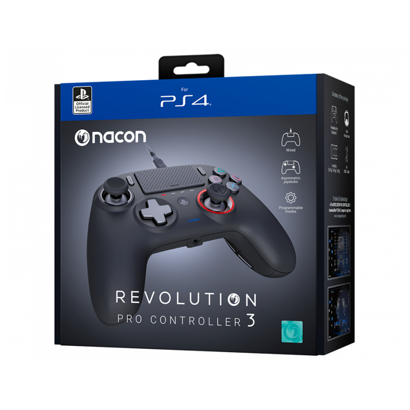 Kontroler Nacon Revolution Pro V3, PS4, črn