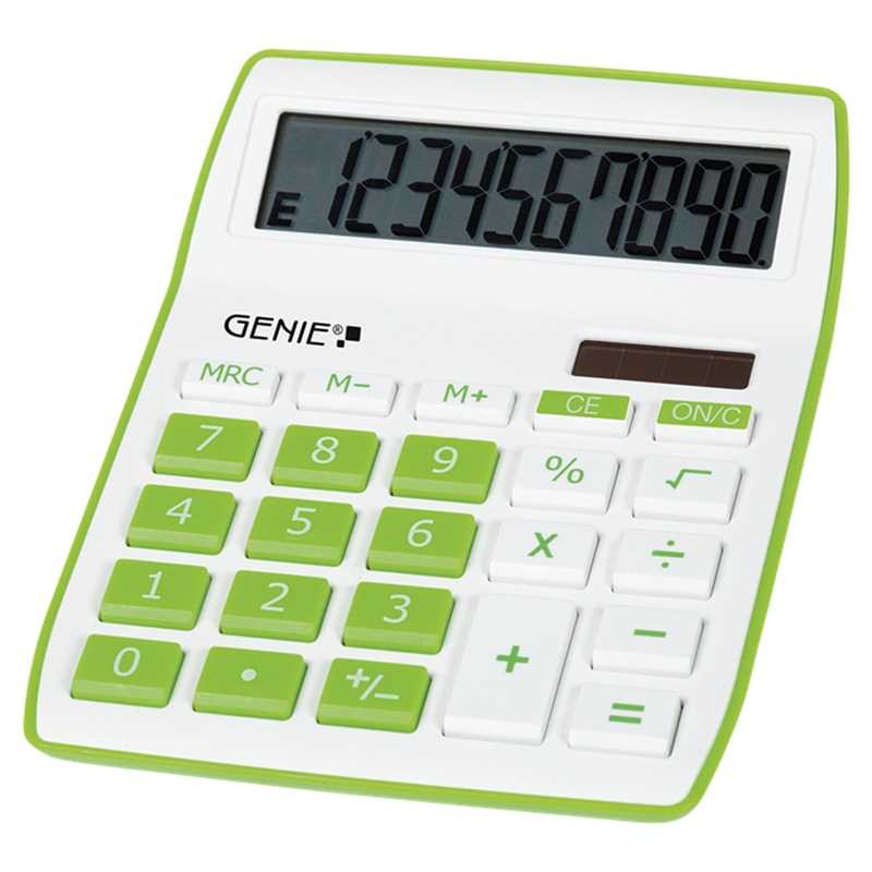 Kalkulator genie 10-mestni 840 b zelen