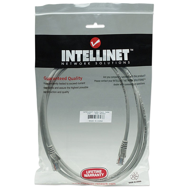 Mrežni kabel INTELLINET UTP CAT5e 5m siv