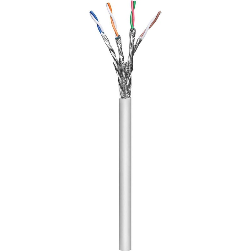 Mrežni kabel INTELLINET SFTP Cat6a 100m siv