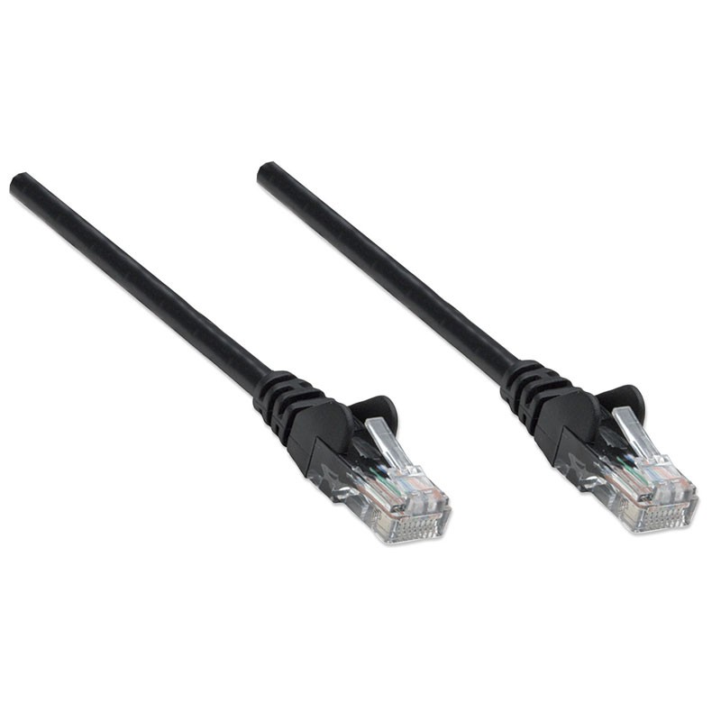 Mrežni kabel INTELLINET UTP CAT5e 0,5m črn