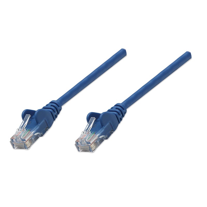 Mrežni kabel INTELLINET UTP CAT5e 0,5m moder
