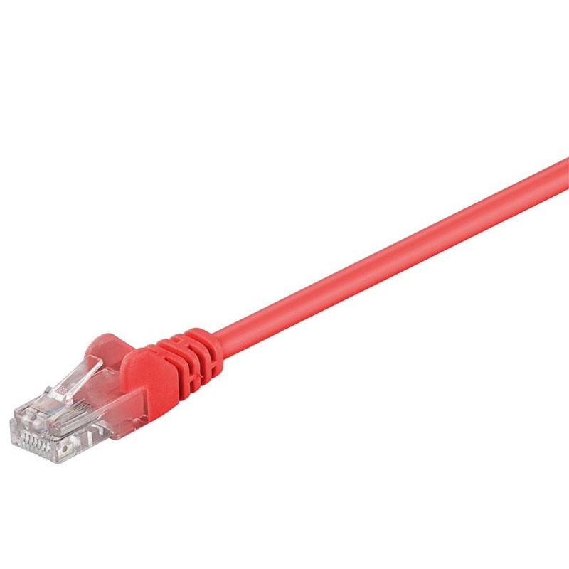 Mrežni kabel GOOBAY UTP Cat5e 5m rdeč