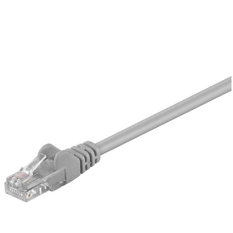 Mrežni kabel GOOBAY UTP Cat5e 0.25m siv