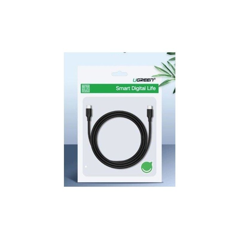 Kabel UGREEN USB 2.0 USB-C na USB-C 1m (črn)