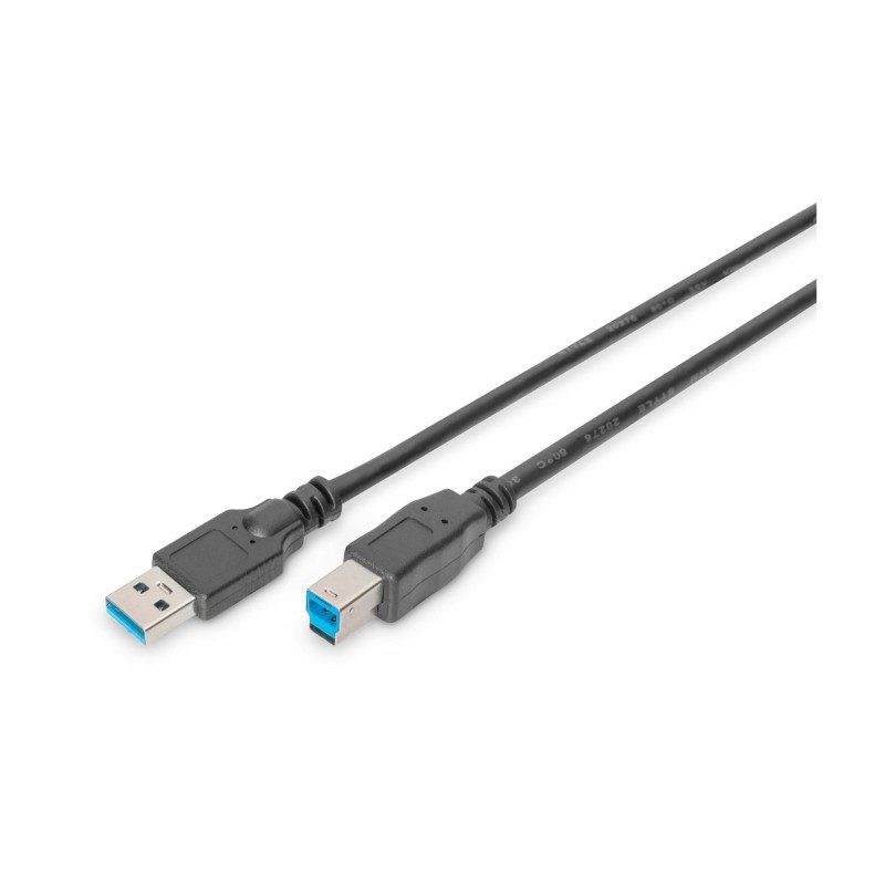 Kabel USB 3.0 A-B 1,8m Digitus črn 8519221