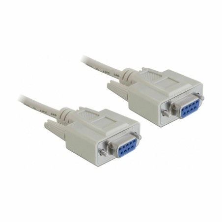 Null modem ka. DB9Ž-DB9Ž  1,8m Delock siv 8516023