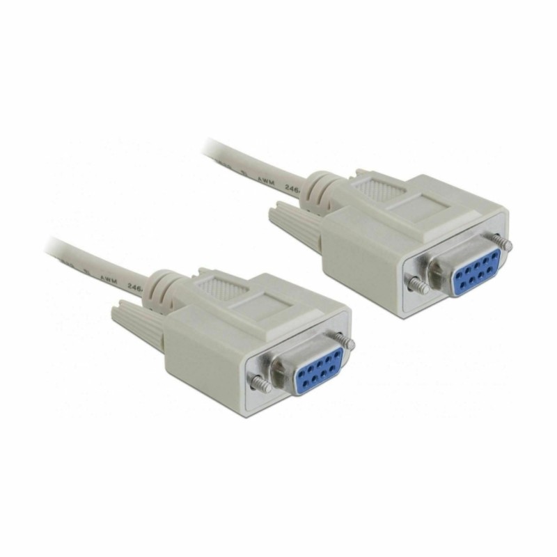 Null modem ka. DB9Ž-DB9Ž  1,8m Delock siv 8516023
