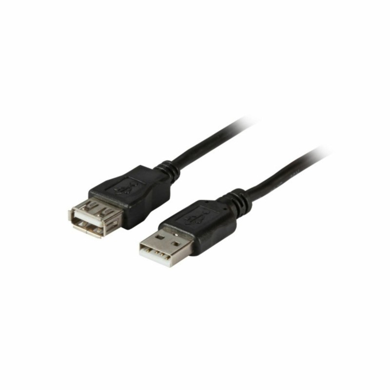 Podaljšek USB A-A  1m EFB črn dvojno oklopljen 8519131