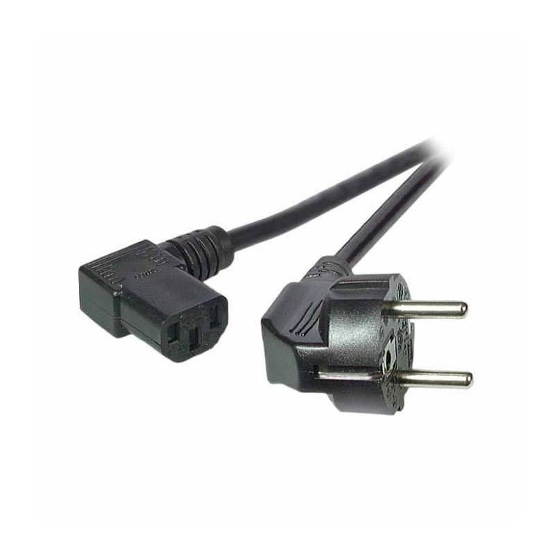 Napajalni kabel 220V EURO 3m - kotni črn EFB