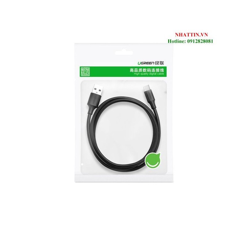 UGREEN USB A 2.0 na USB-C kabel 2m (črn)