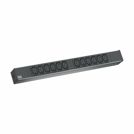 Razdelilec 48cm 12xEuro C13 ALU Bachmann
