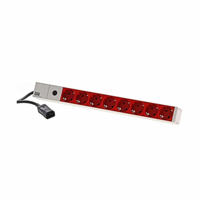 Razdelilec 19 ALU 8x220V, priklop na UPS, Bachmann