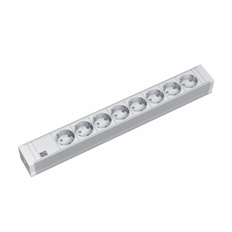 Razdelilec 19" 8x220V PVC UPS Bachmann