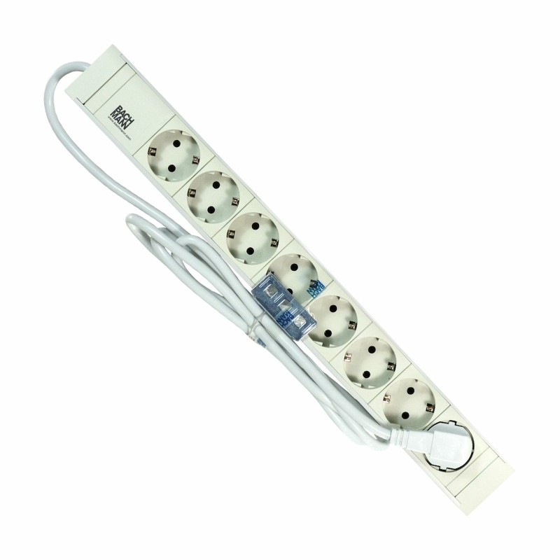 Razdelilec 19" 8x220V PVC UPS Bachmann