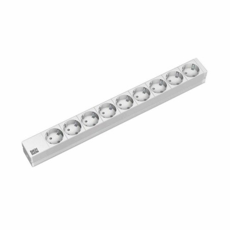 Razdelilec 19" 9x220V ALU UPS Bachmann 2m