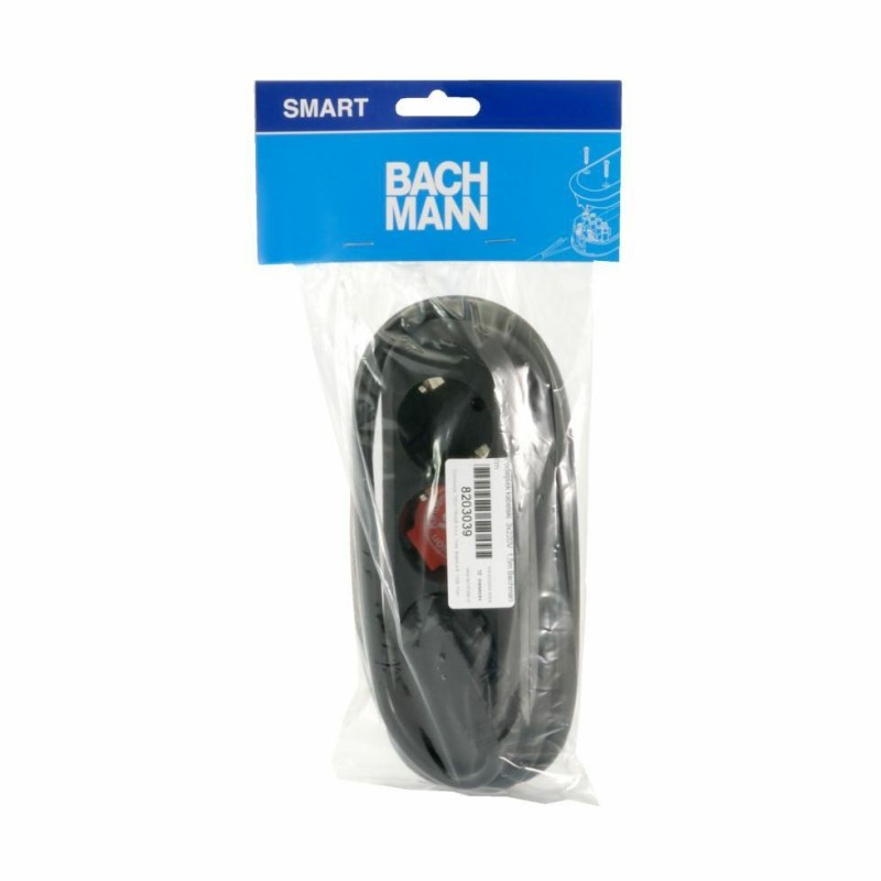 Podaljšek kabelski 3x220V 1,5m Bachmann, črn