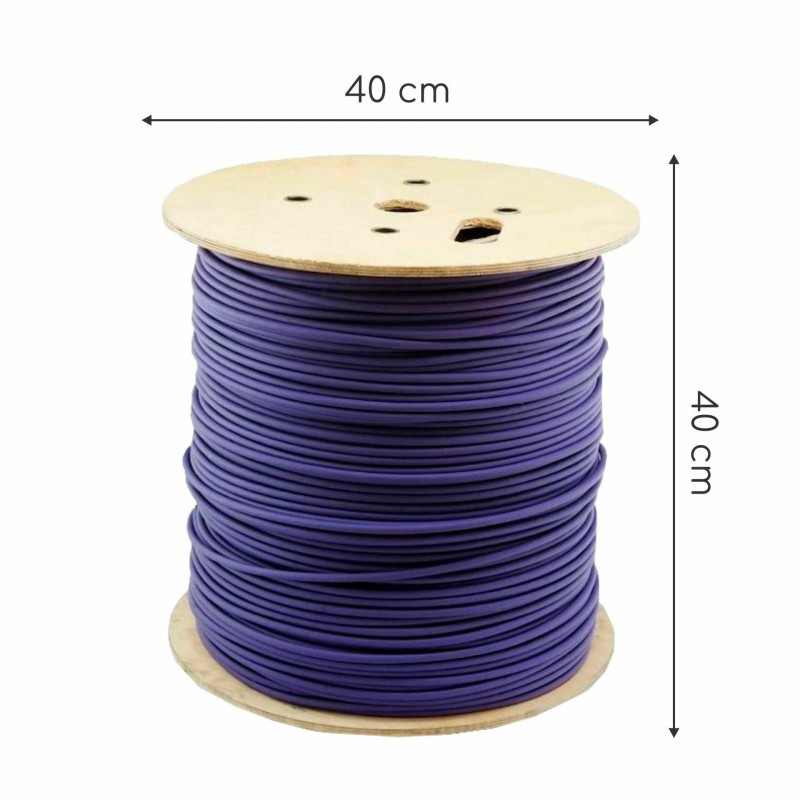 Kabel CAT.6+ F/UTP 4x2 AWG23 HF1 Eca 500m vijoličen Leviton 9023008