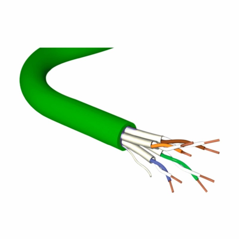 Kabel CAT.6+ UTP 4x2 AWG23 HF Cca 500m zelen Leviton 9001056