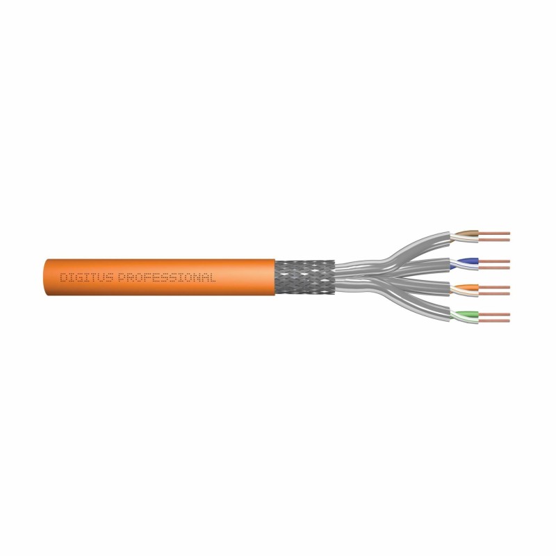 Kabel CAT.7 SFTP 4x2 AWG23 Dca  25m oranžen Digitus 9001075