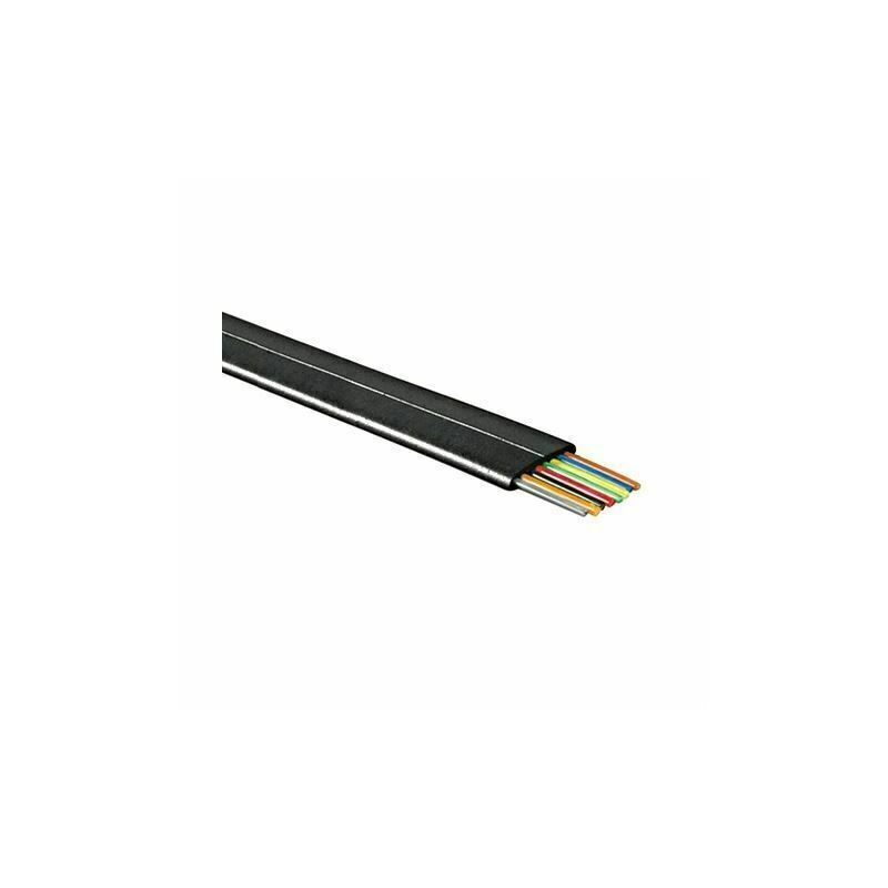 Kabel Flat AWG 26-8 črn 100m kolut Digitus 7805002