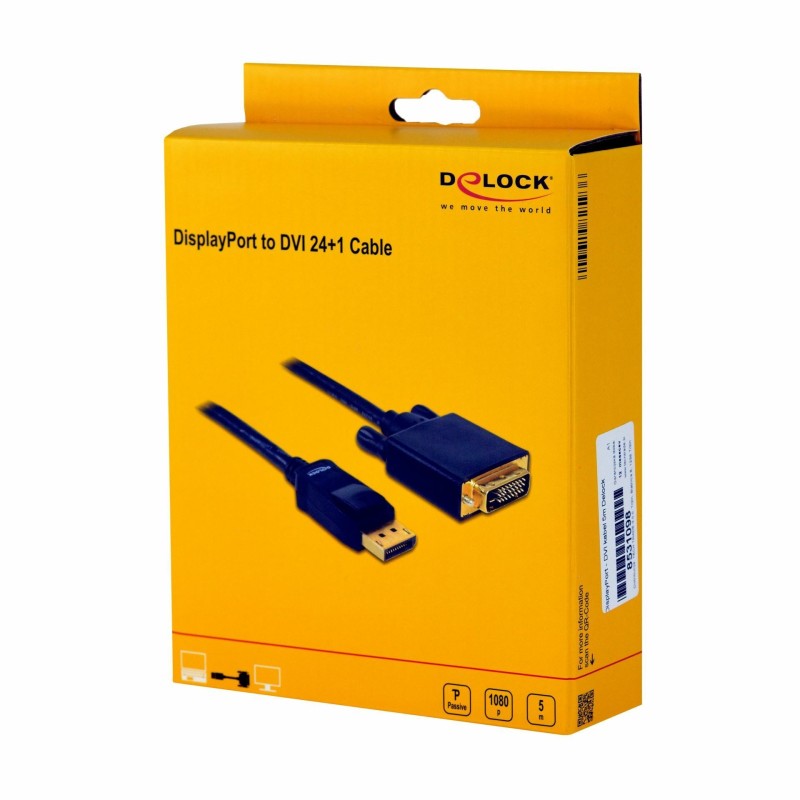 DisplayPort - DVI kabel 5m Delock 8531098