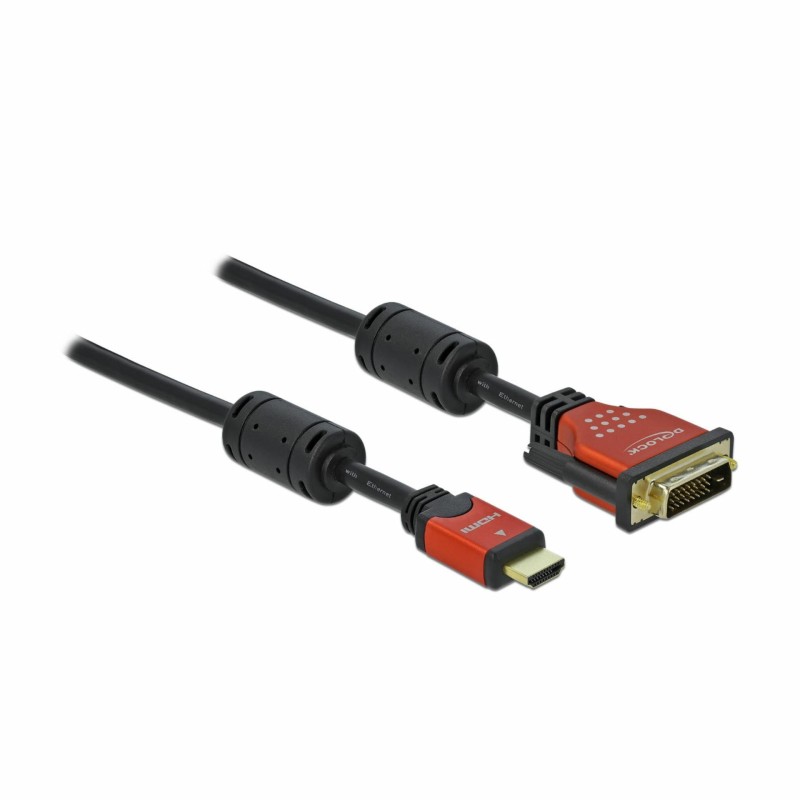 HDMI-DVI-D 18+1 kabel  5m Delock 8530093