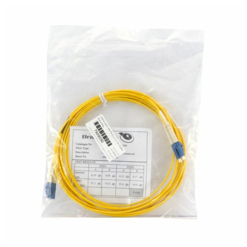 Optični patch SM PK-9 LC-LC 5m Duplex Leviton 7909050