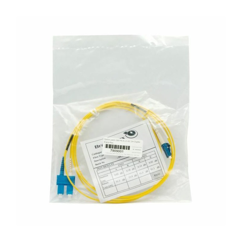 Optični patch SM PK-9 LC-SC 2m Duplex Leviton 7909001