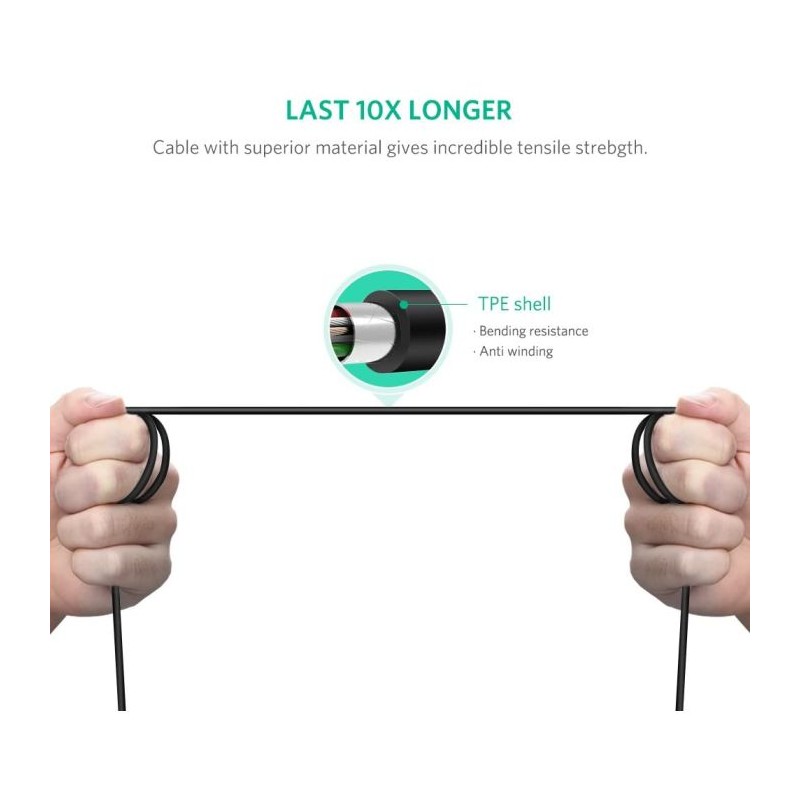 Heated USB-C (M) 2.0 to USB-B (M) 2m printer cable