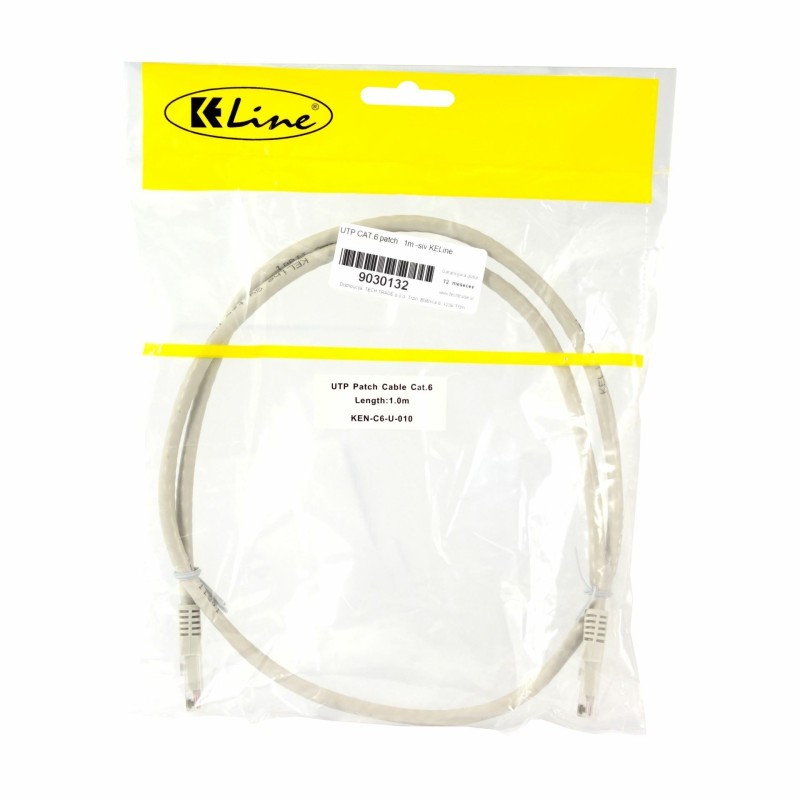 UTP CAT.6 patch   1m siv KELine
