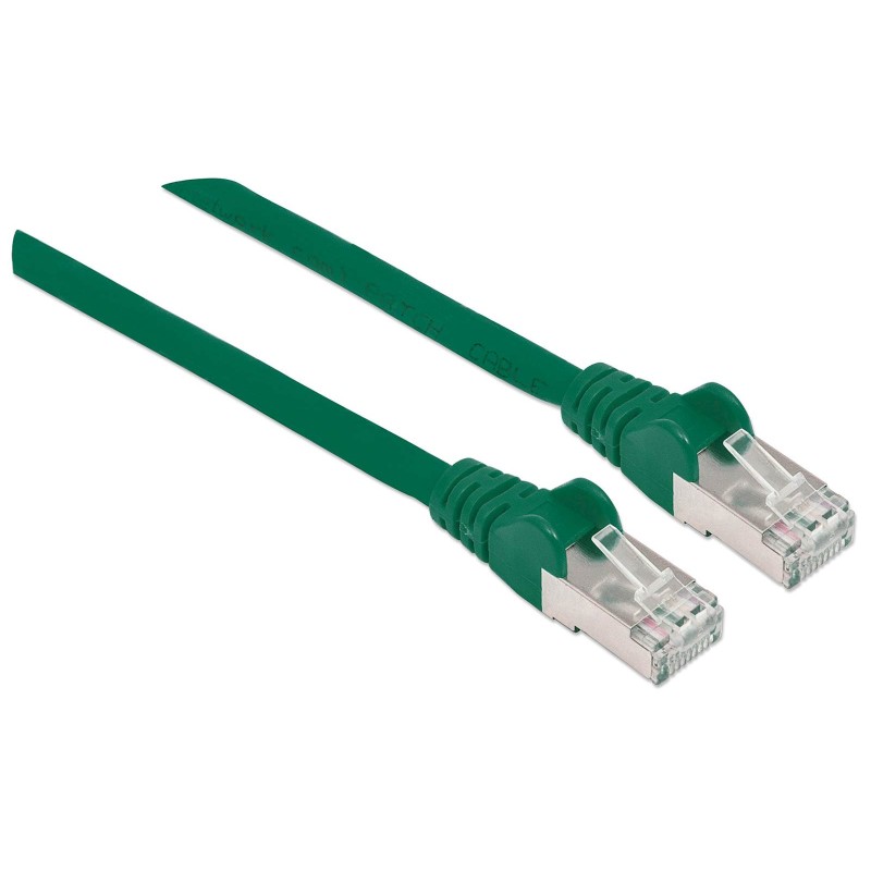 Mrežni kabel Intellinet 0.5 m Cat6A, CU, zelen