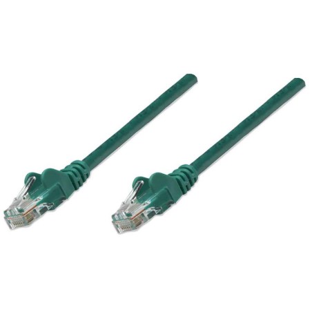 Kabel INTELLINET CAT5e UTP 5m, zelen mrežni priključni patch kabel