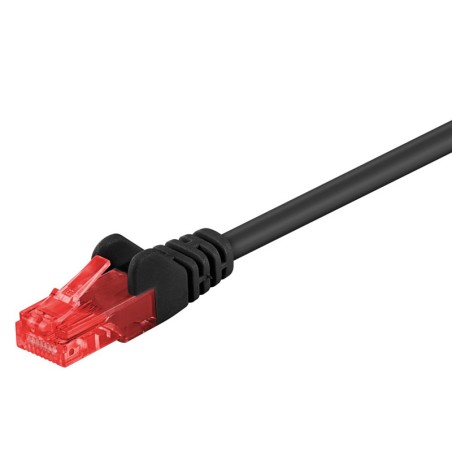 Kabel GOOBAY (95596) UTP CAT 6 patch 1,5m črn mrežni povezovalni kabel