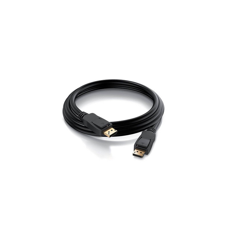 Kabel DisplayPort 1.4, M/M, 8K 60Hz, 4K 240Hz, Shielded, 3m, črn, Ewent EC1407,