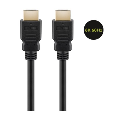 Kabel HDMI - HDMI 0.5m Goobay 2.1 8K