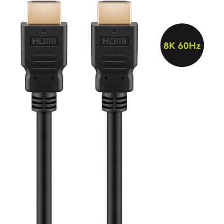 Kabel HDMI - HDMI 2m Goobay 2.1 8K