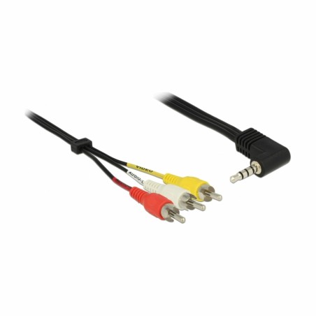 Delock kabel avd/vid 3.5M/4pinKotni-3x Chinch 1,5m 84724