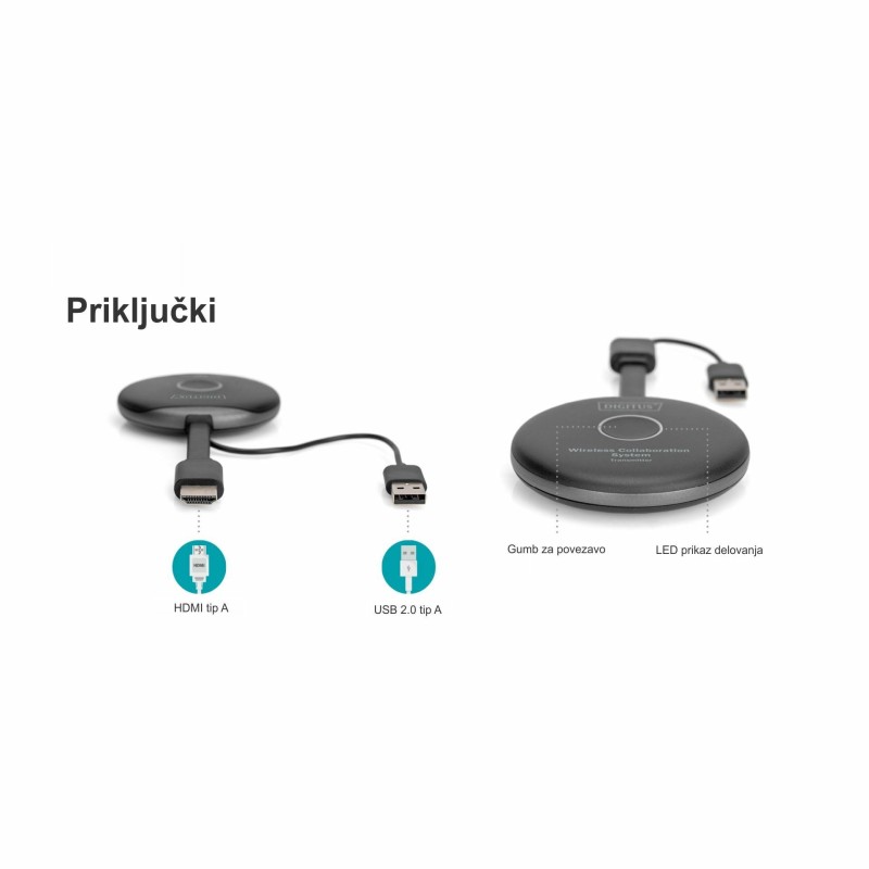 Digitus line extender HDMI brezžični SET Click & Present PRO 8560079