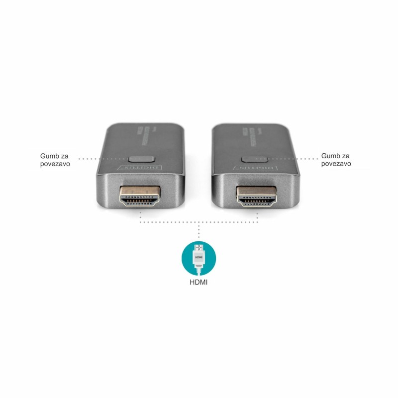Digitus line extender HDMI brezžični SET Click & Present MINI 8560081