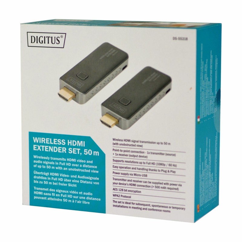 Digitus line extender HDMI brezžični SET 50m DS-55318 8560084