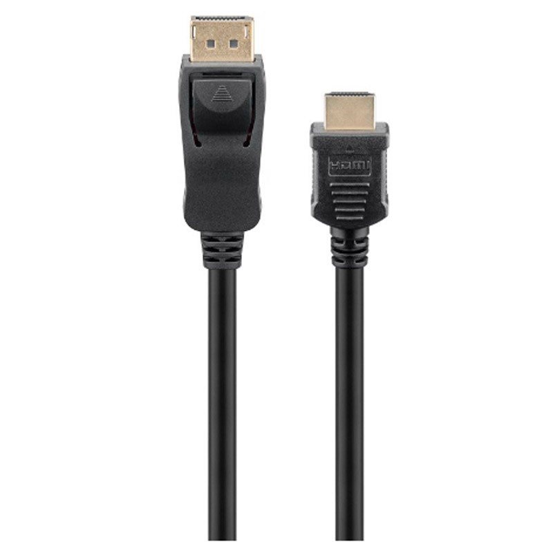 Kabel DisplayPort 1.2 - HDMI 2.0 2m, Goobay