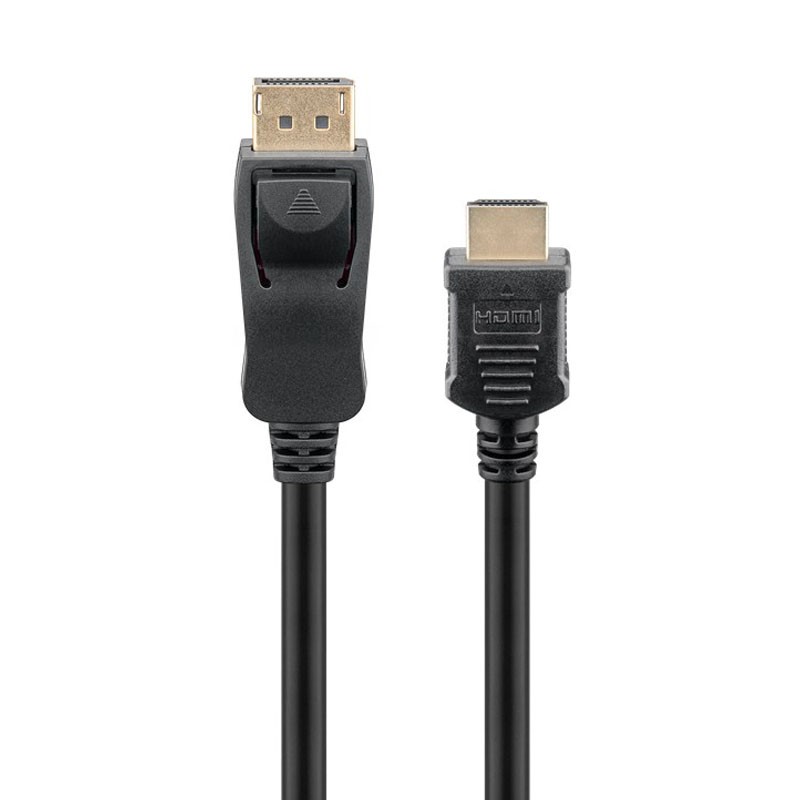 Kabel DisplayPort 1.2 - HDMI 2.0 1m, Goobay