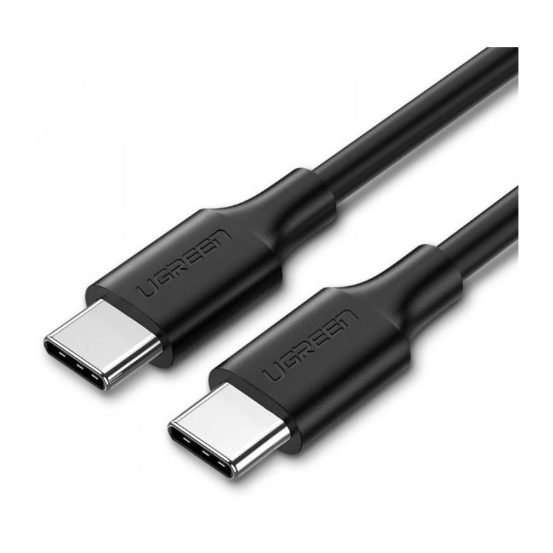 Kabel UGREEN USB 2.0 USB-C na USB-C 0,5m (črn) - polybag