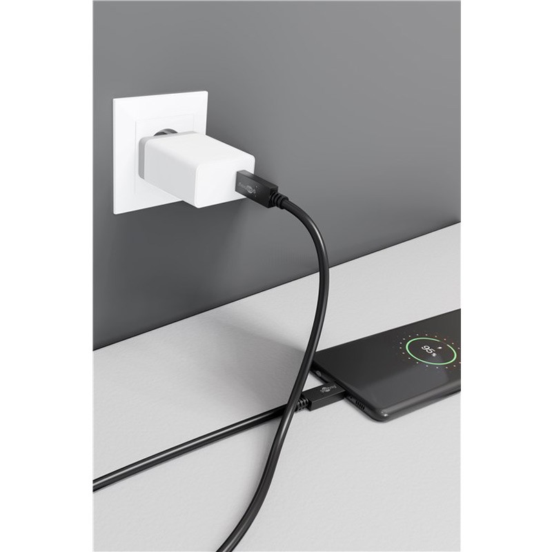 Kabel USB-C PD Charging and Sync 100W/ 5A Goobay 1m