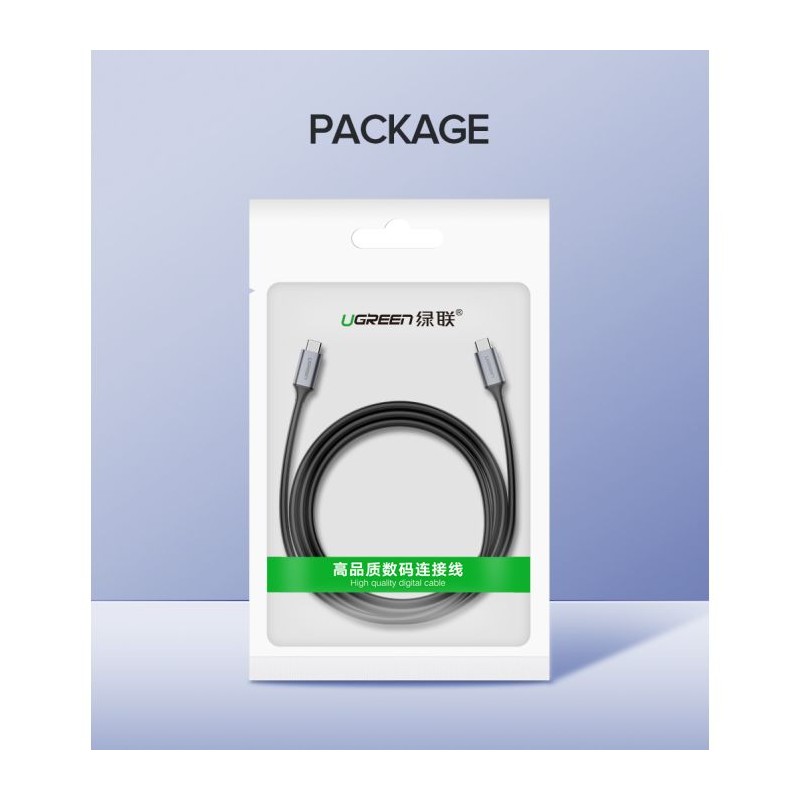 Kabel Ugreen USB-C 3.1 Gen1 3A 60W, 1.5m - polybag