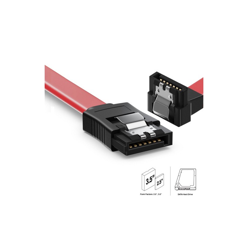 Kabel SATA3, 6Gbps, 0.5 m, Ž/Ž 90°, Ewent EC1514