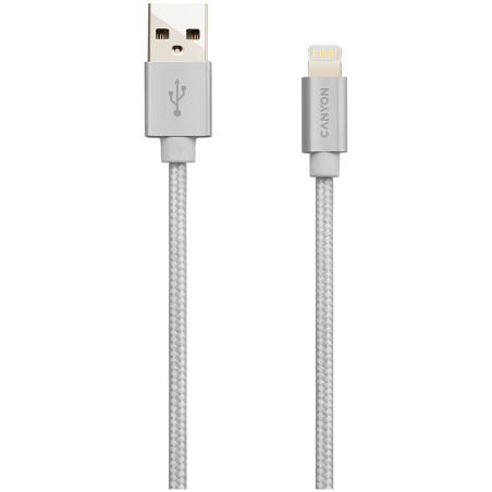 Kabel CANYON MFI-3, Lightning v USB kabel za Apple, 1m, biserno bel
