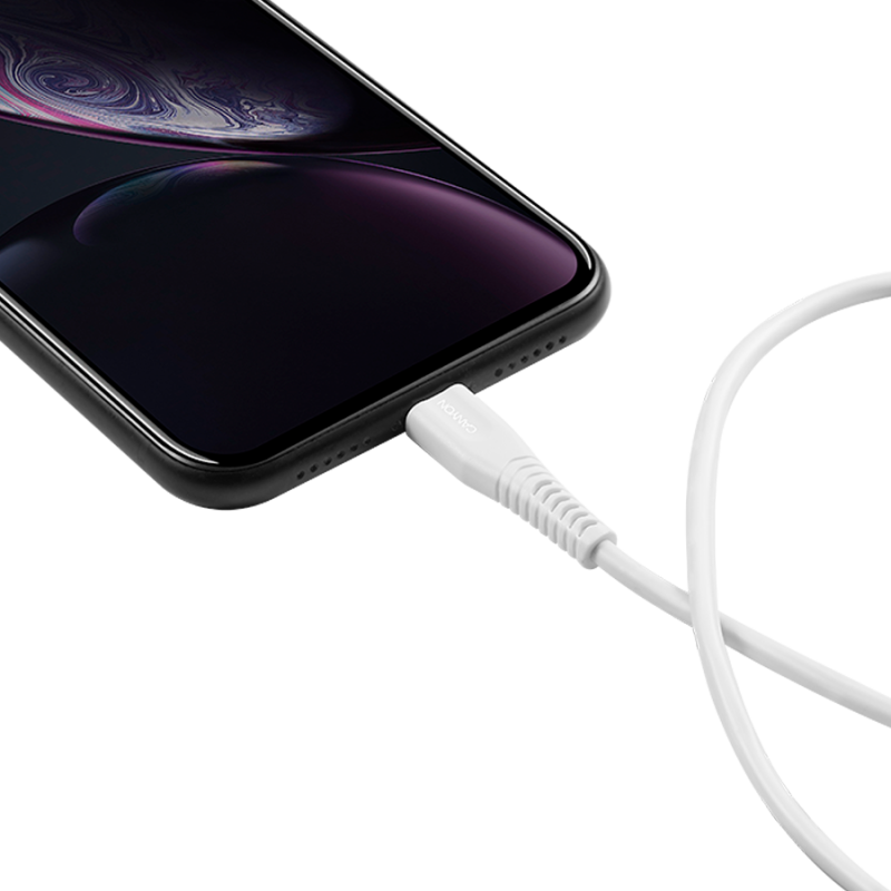 Kabel CANYON MFI-4, Lightning v USB-C kabel za Apple, 1.2m, bel